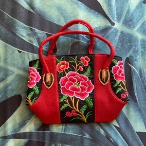 Mexican embroidered handbag